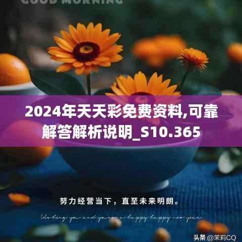 2024年天天彩免费资料,可靠解答解析说明_S10.365