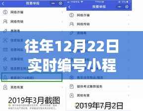 冬日智慧，实时编号小程序奇妙旅程，教你玩转往年12月22日实时编号小程序！