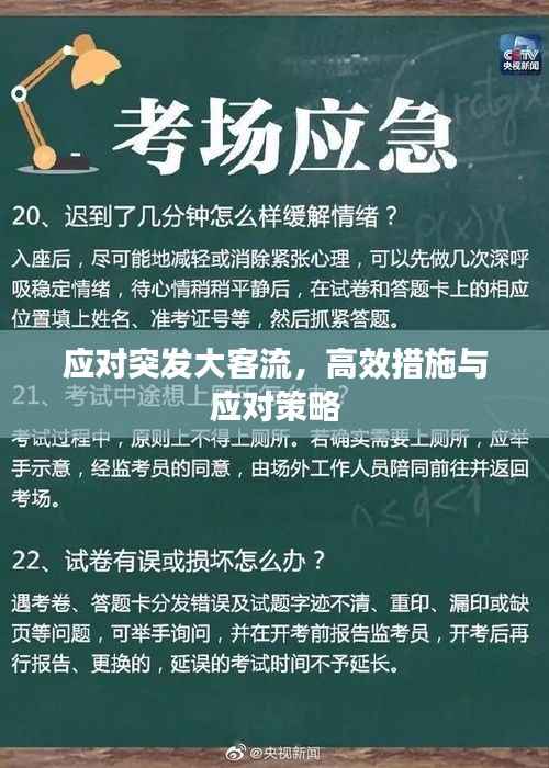 应对突发大客流，高效措施与应对策略