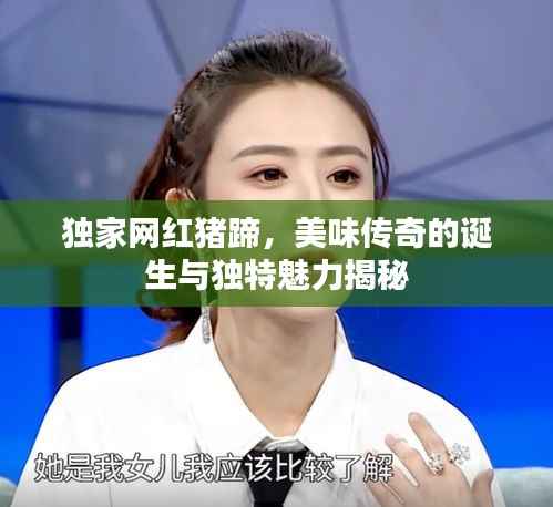 独家网红猪蹄，美味传奇的诞生与独特魅力揭秘