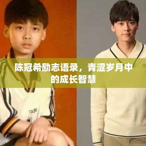 陈冠希励志语录，青涩岁月中的成长智慧