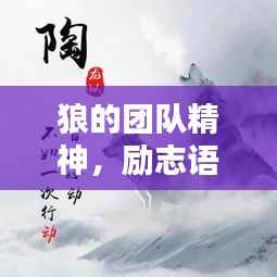 狼的团队精神，励志语录激发无限潜能