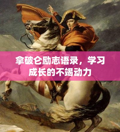 拿破仑励志语录,学习成长的不竭动力