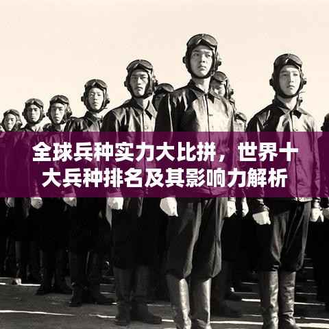 全球兵种实力大比拼，世界十大兵种排名及其影响力解析