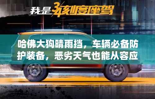 哈佛大狗晴雨挡，车辆必备防护装备，恶劣天气也能从容应对！
