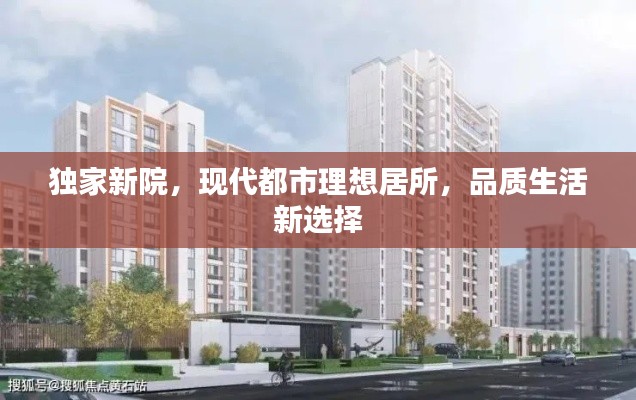 独家新院，现代都市理想居所，品质生活新选择