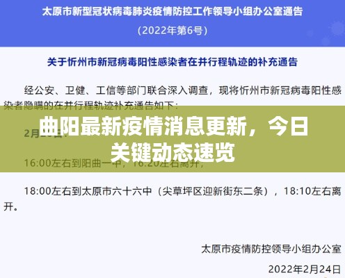 曲阳最新疫情消息更新，今日关键动态速览