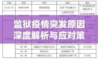 监狱疫情突发原因深度解析与应对策略探讨