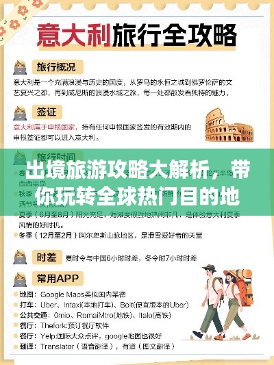 出境旅游攻略大解析，带你玩转全球热门目的地！
