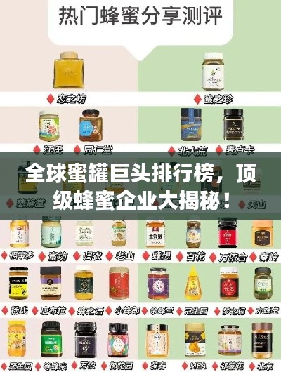 全球蜜罐巨头排行榜，顶级蜂蜜企业大揭秘！