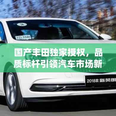 国产丰田独家授权，品质标杆引领汽车市场新潮流趋势